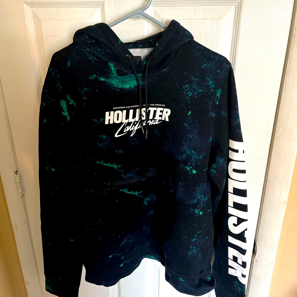 hollister hoodie tye dye men
